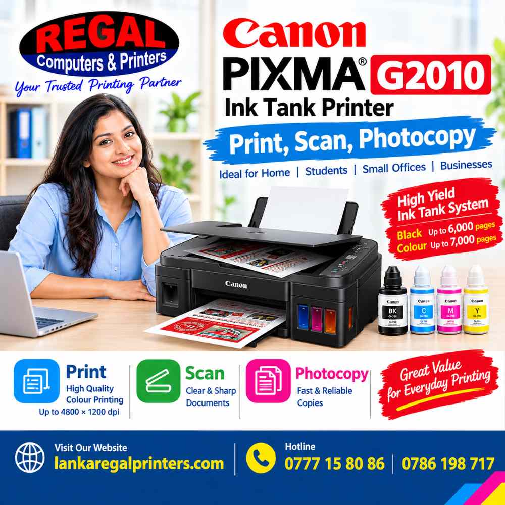 Canon PIXMA G2010 Printer Price in Sri Lanka