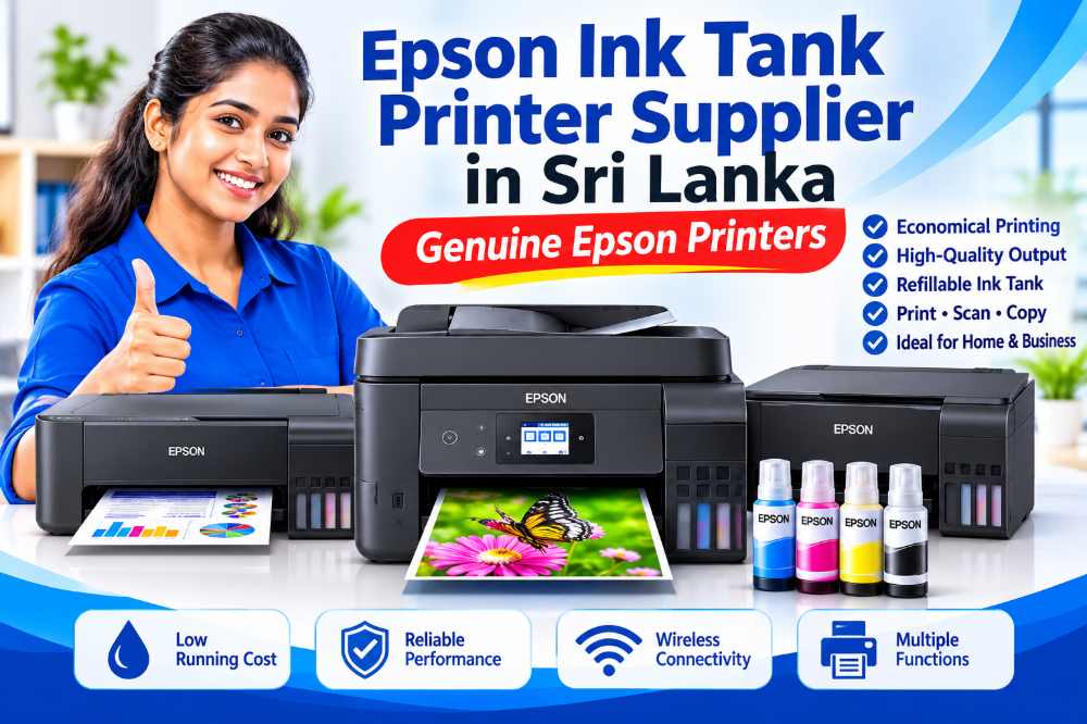 Epson Ink Tank Printers Sri Lanka. Epson Ink Tank Printer Supplier