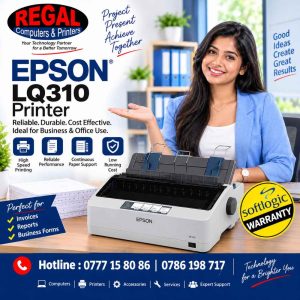 Epson LQ310 24 Pin Dot Matrix Printer Price in Sri Lanka with Softlogic 2 Year Warranty