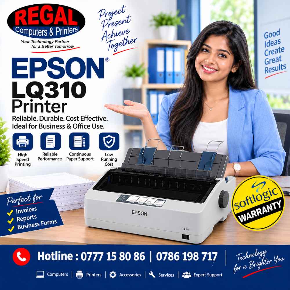 Epson LQ310 24 Pin Dot Matrix Printer Price in Sri Lanka with Softlogic 2 Year Warranty