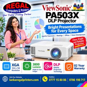 Viewsonic PA503X Projector Price in Sri Lanka. Sri Lanka Projectors